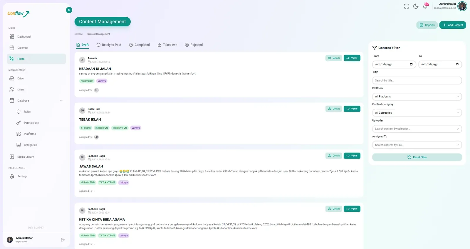 Conflow — screen 3